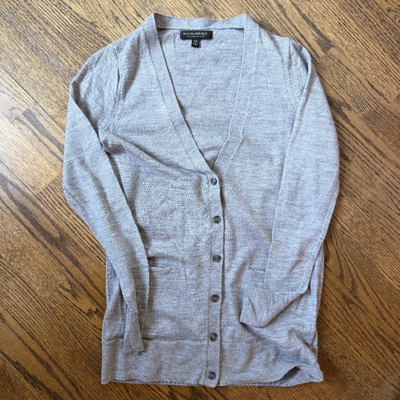 Banana Republic Sweaters - Banana Republic Grey Cardigan